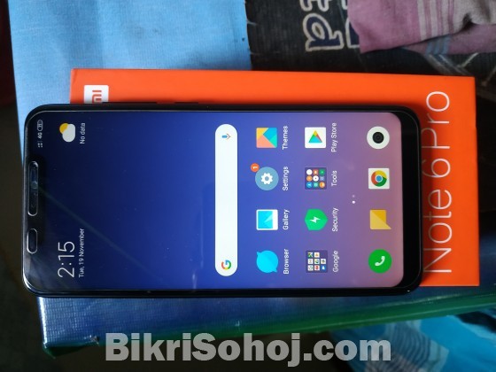 Xiaomi Redmi note 6 pro